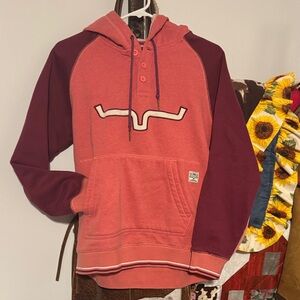 Kimes Ranch Pink and Maroon Hoodie